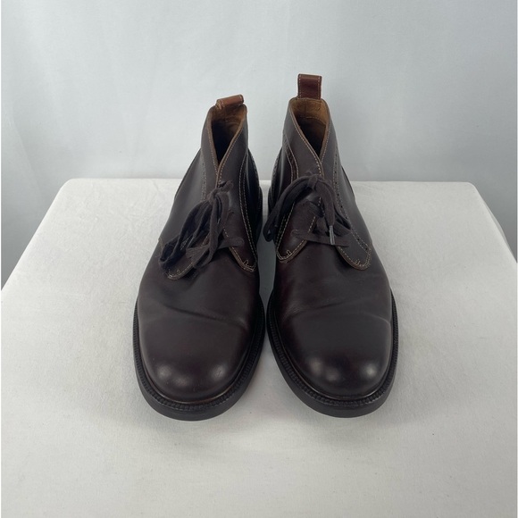 Johnston & Murphy Warner Leather Chukka Boot in Mahogany Size 11 - Picture 4 of 9